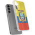 Ecuador Flag Distressed Galaxy S24 Plus Clear Case